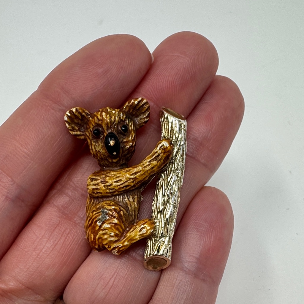 Vintage Koala Brooch With Tree Branch Gerry’s